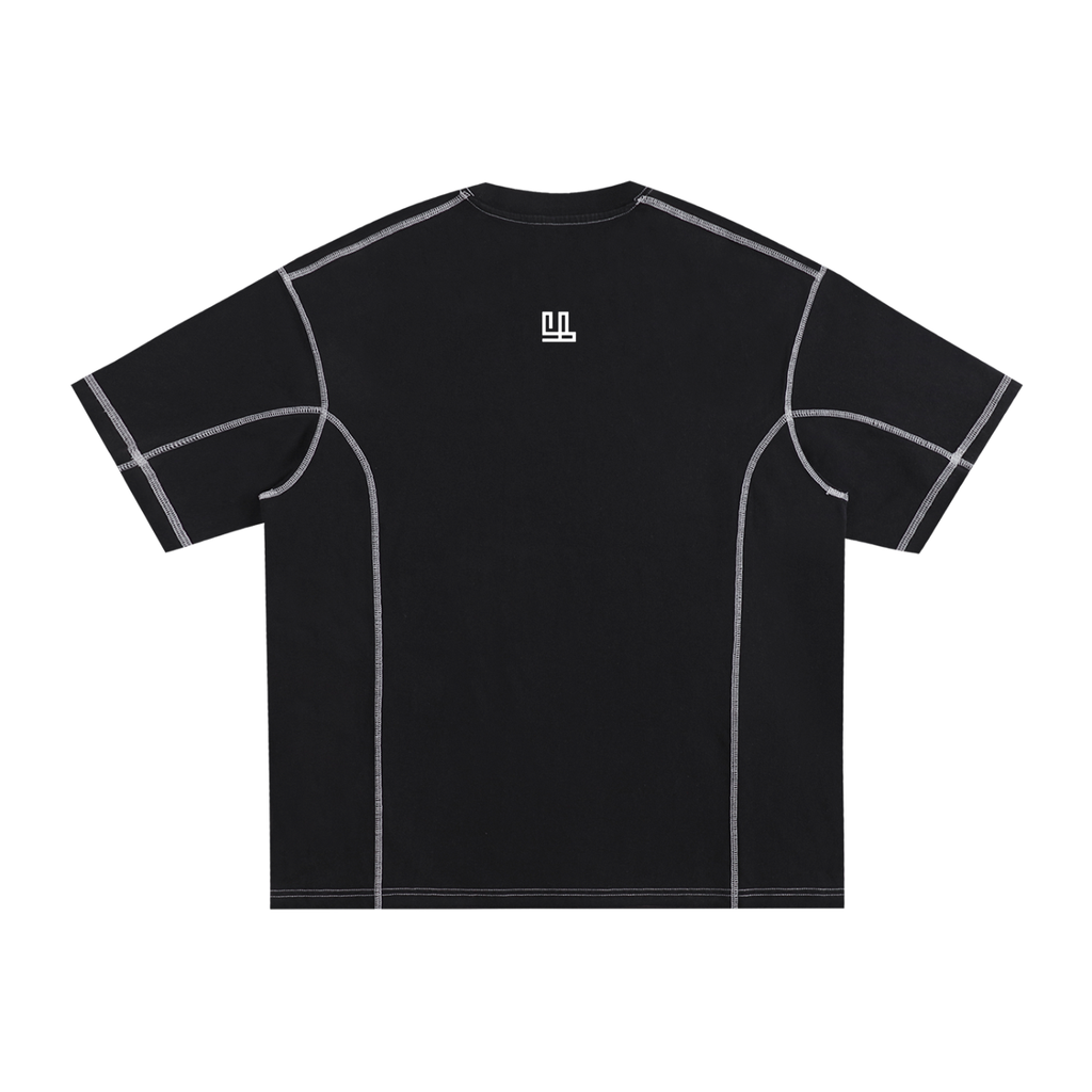 Fearless Contrast-Stitch Tee – Built to Stand Out