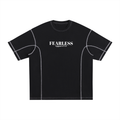 Fearless Contrast-Stitch Tee – Built to Stand Out