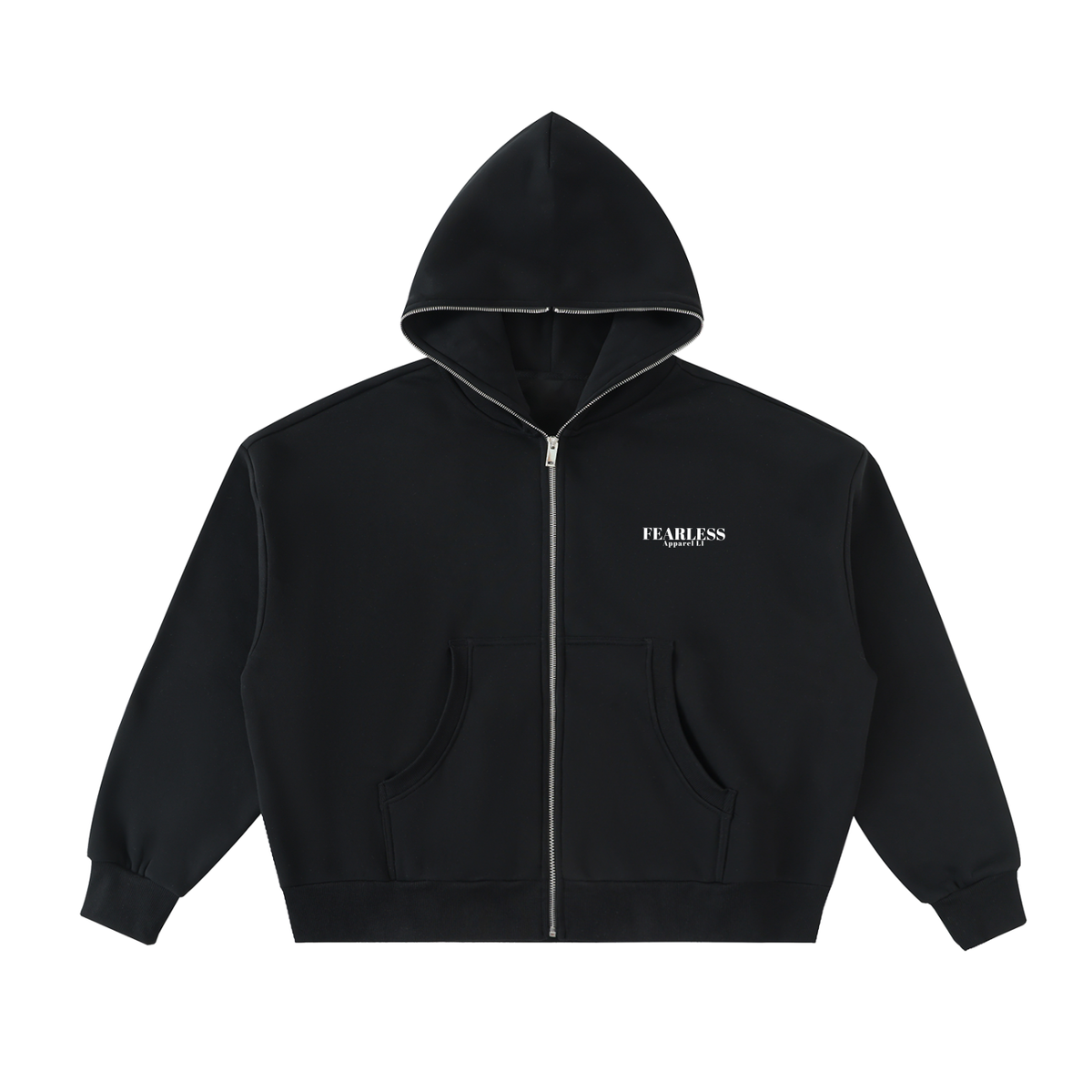 Fearless Boxy Full-Zip Hoodie