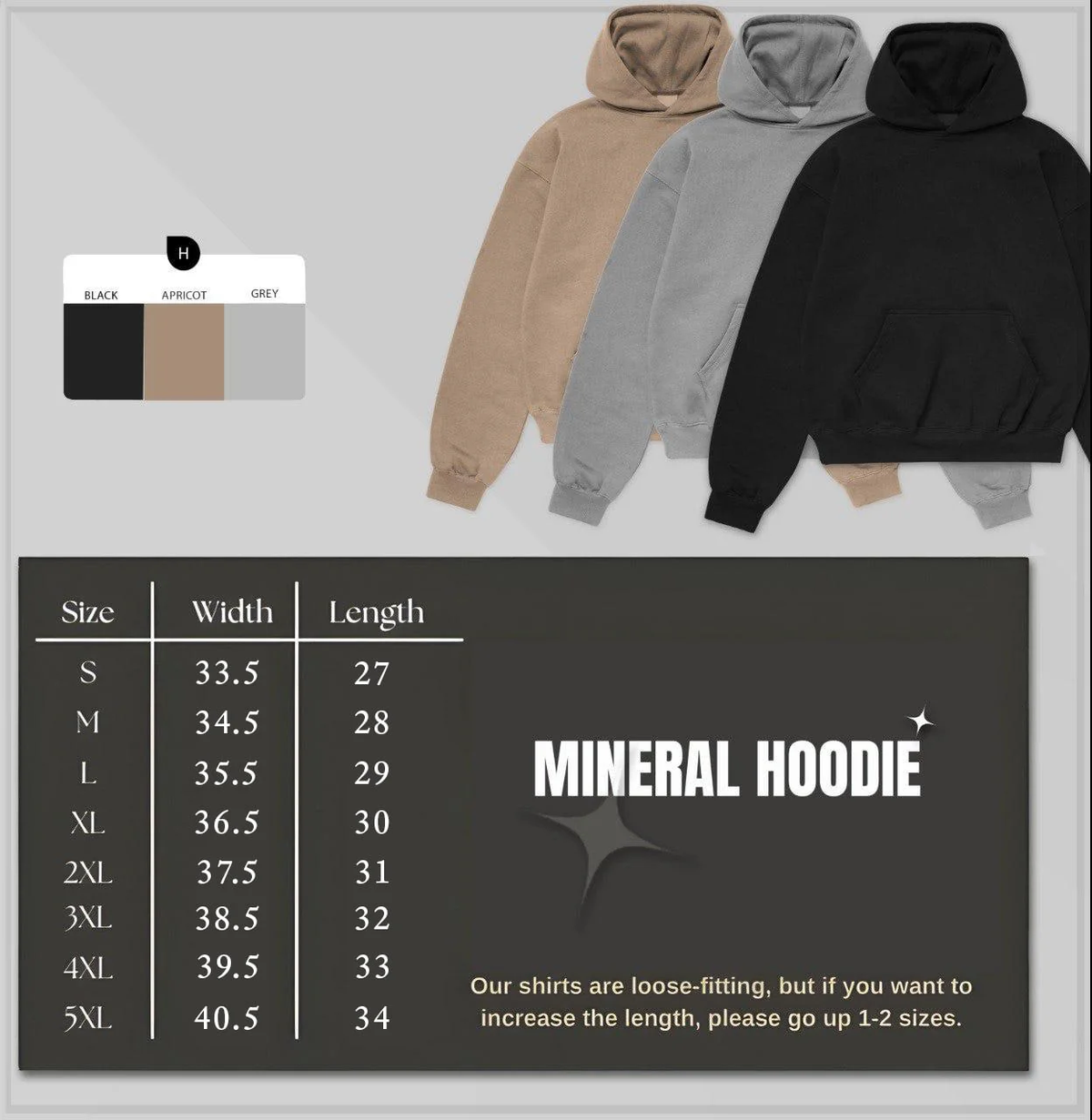 Soul Reaper Oversized Streetwear Hoodie and T-shirt & Acid Wash Tee