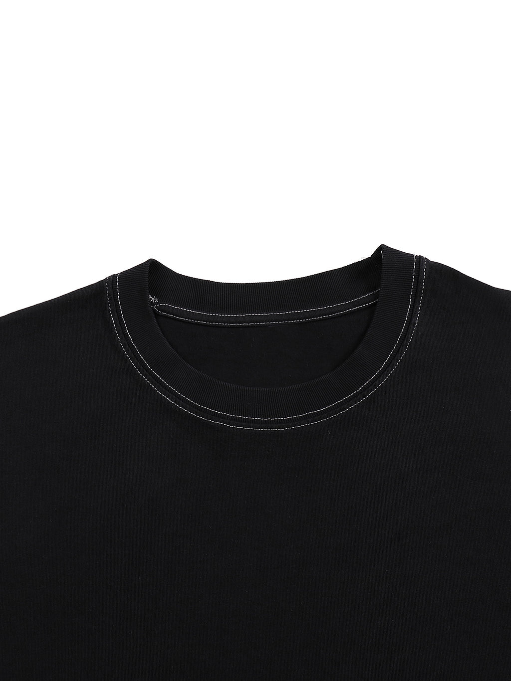 Fearless Contrast-Stitch Tee – Built to Stand Out