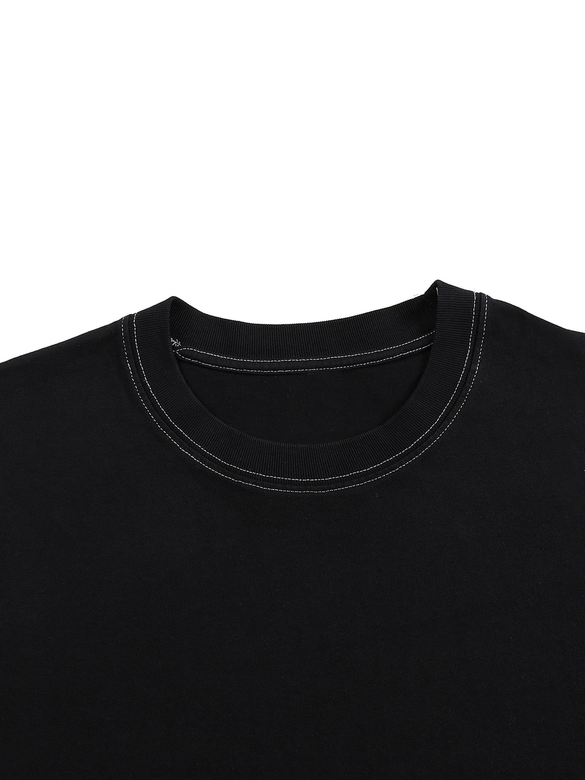 Fearless Contrast-Stitch Tee – Built to Stand Out