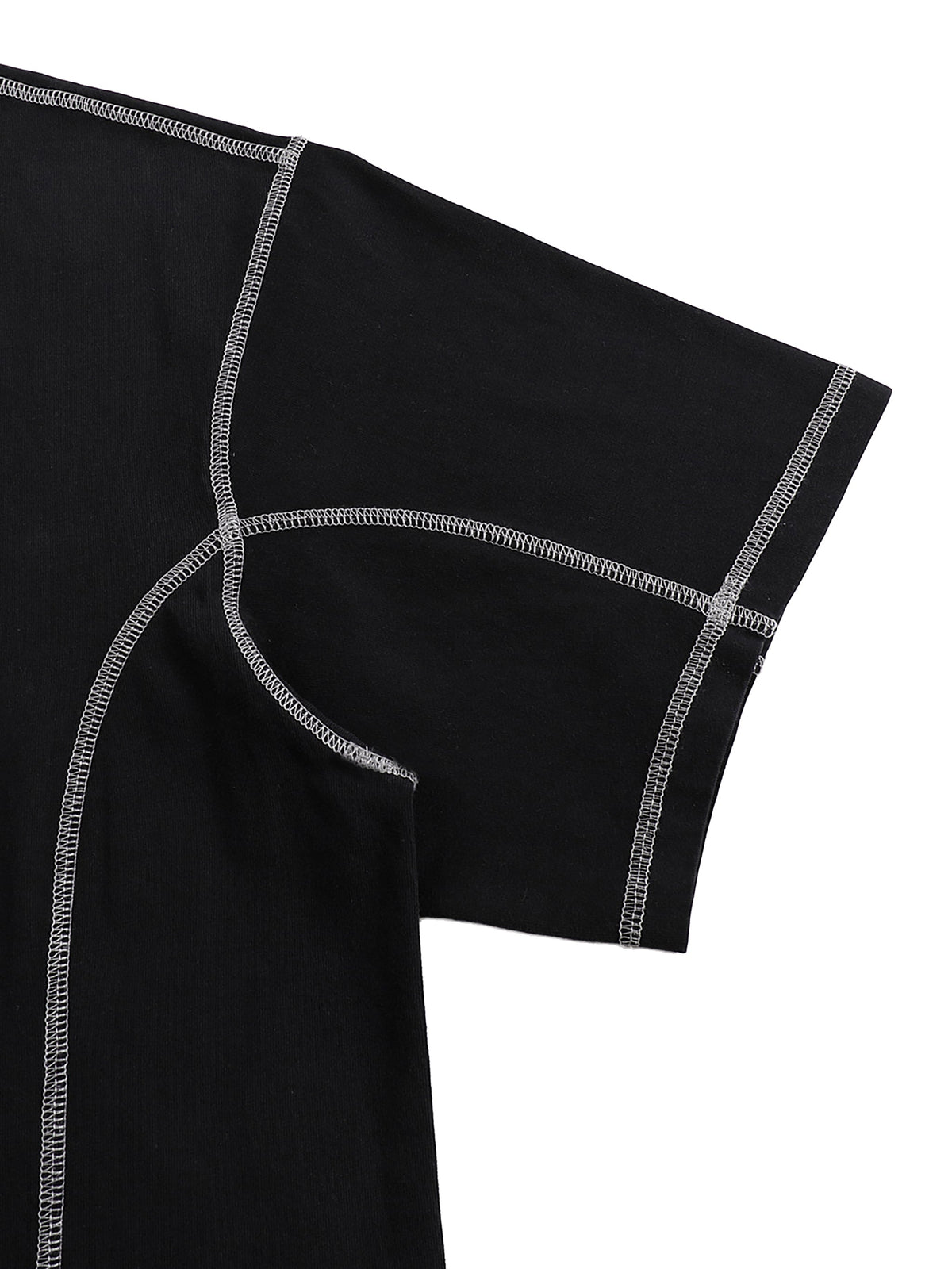 Fearless Contrast-Stitch Tee – Built to Stand Out